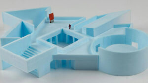 Photo of architectural model