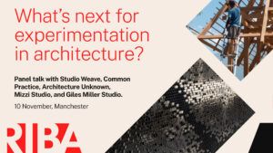 Graphic ofr RIBA+VitrA: What's next for experimentation in architecture?