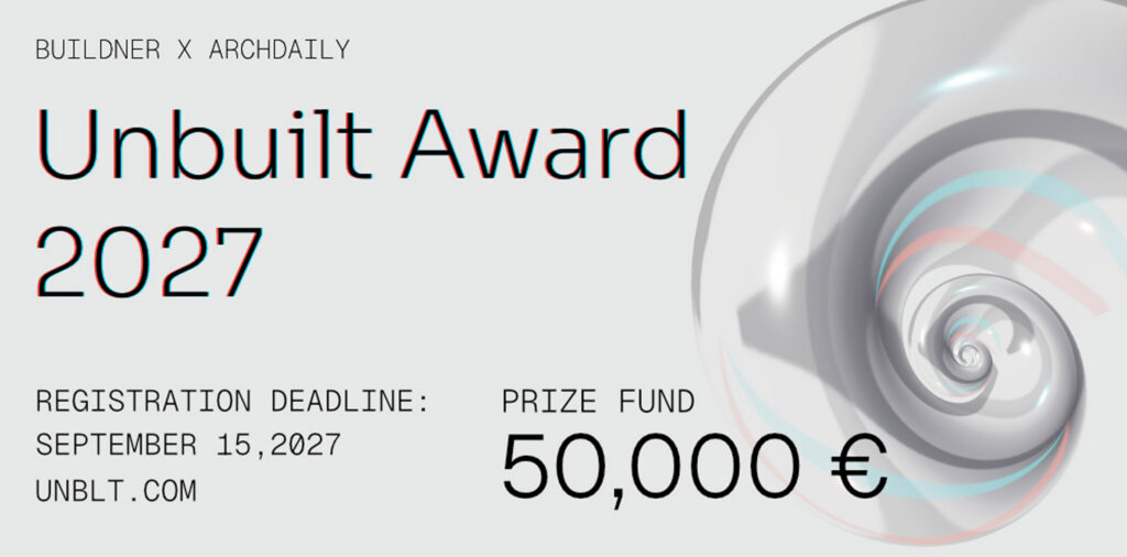 Unbuilt Award 2027 graphics