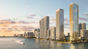 Adrian Smith + Gordon Gill Architecture designs “fluid” skyscraper Lilli for Miami waterfront