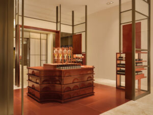View of Aesop store at Harrods