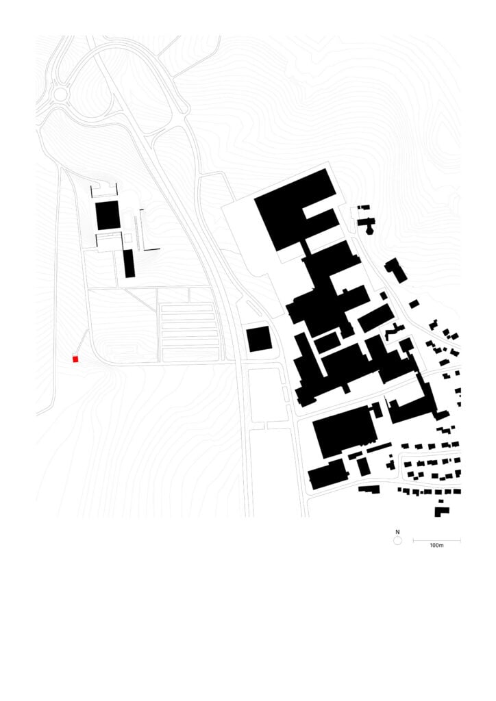 Site plan of Anselm Kiefer Pavilion in Germany by David Chipperfield Architects