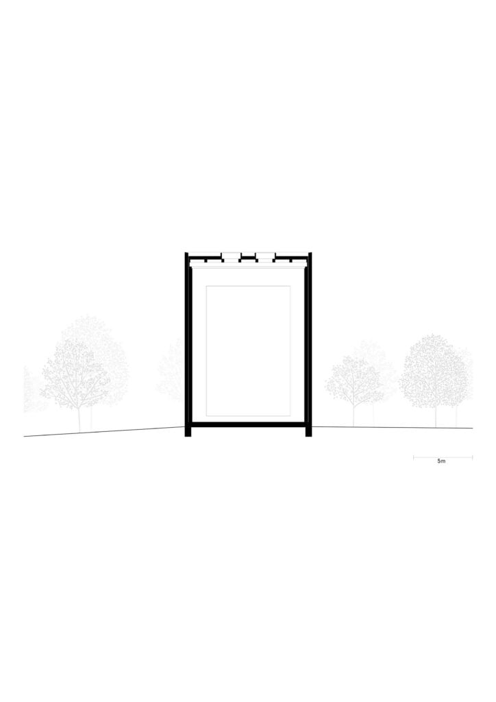 Section of Anselm Kiefer Pavilion in Germany by David Chipperfield Architects