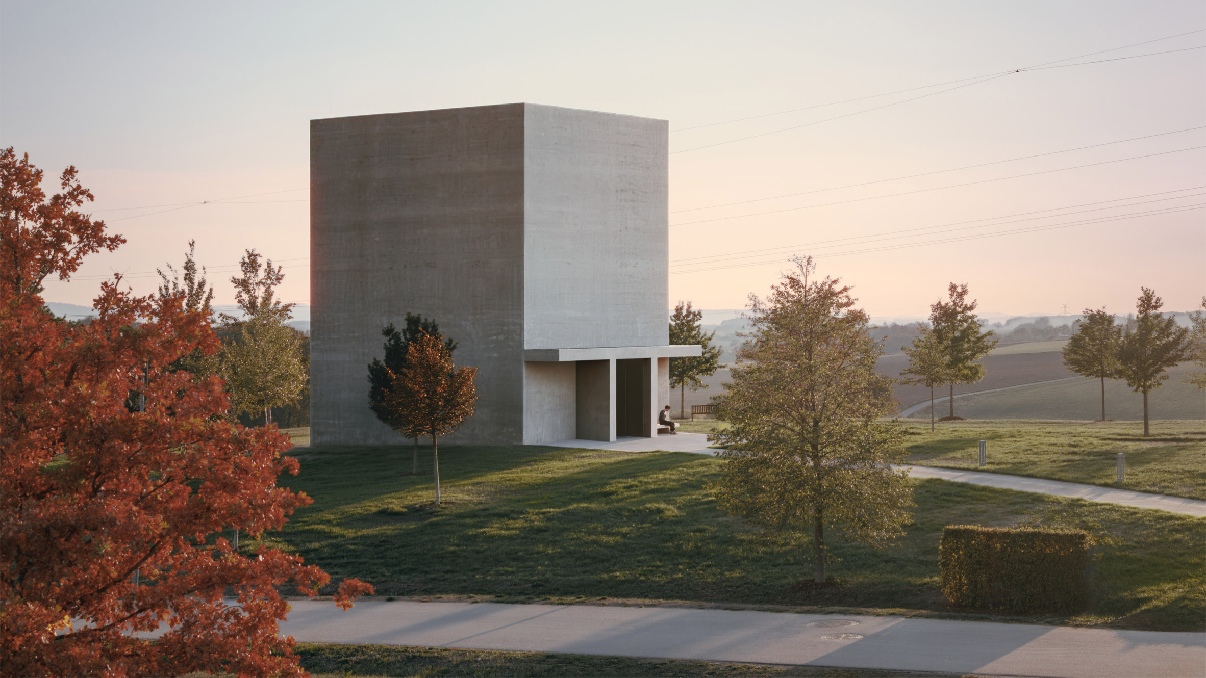 David Chipperfield Architects Unveils Concrete Pavilion in Germany