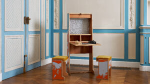Chair and furniture in Paris exhibition
