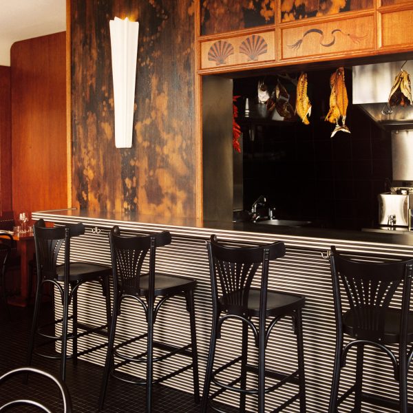 Spirit of Iberian taverns informs wood-heavy Parisian restaurant