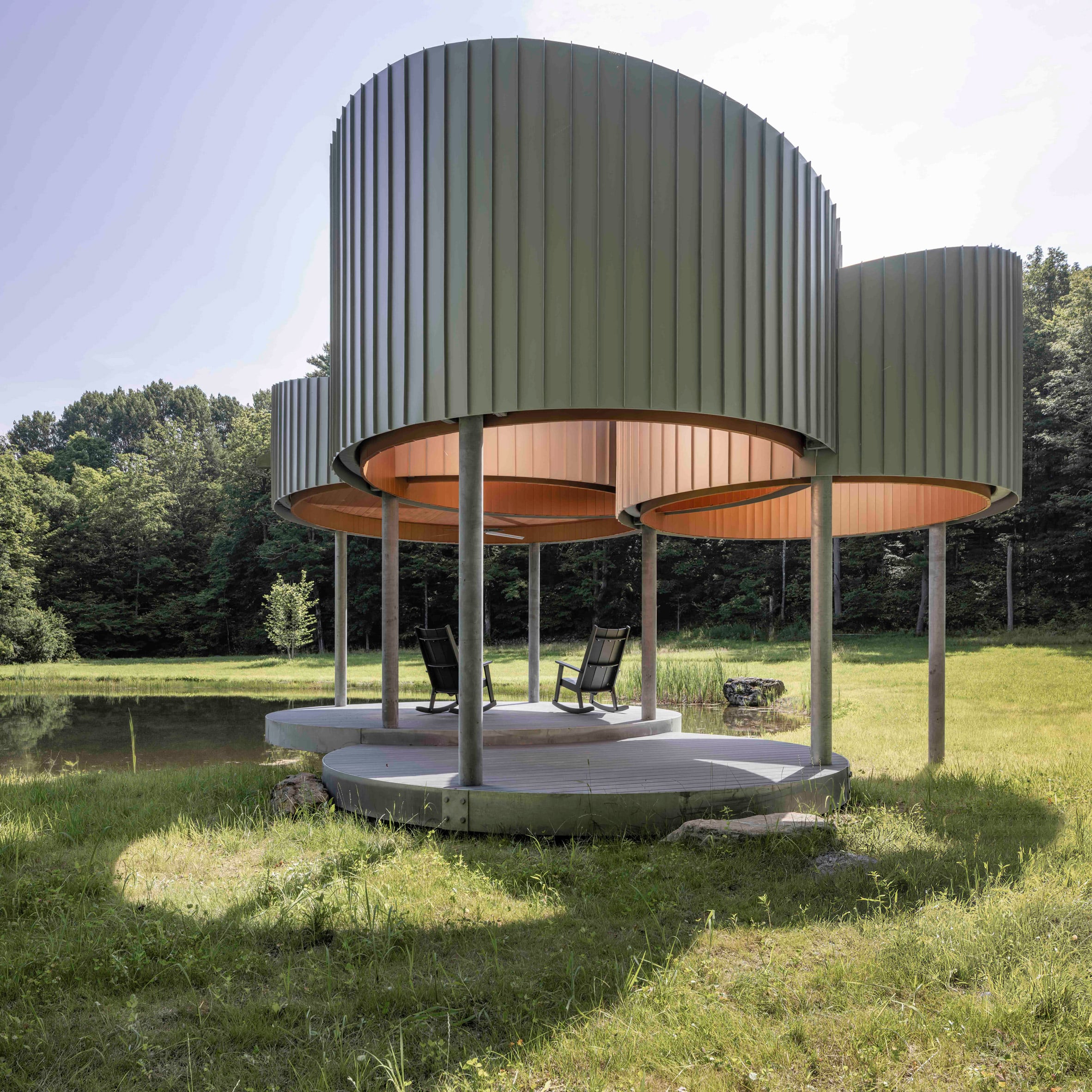 Desai Chia's Chatham Pond Pavilion Redefines Wildlife Architecture
