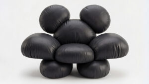 Mickey Mouse-shaped sofa