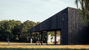Dulwich cricket pavilion