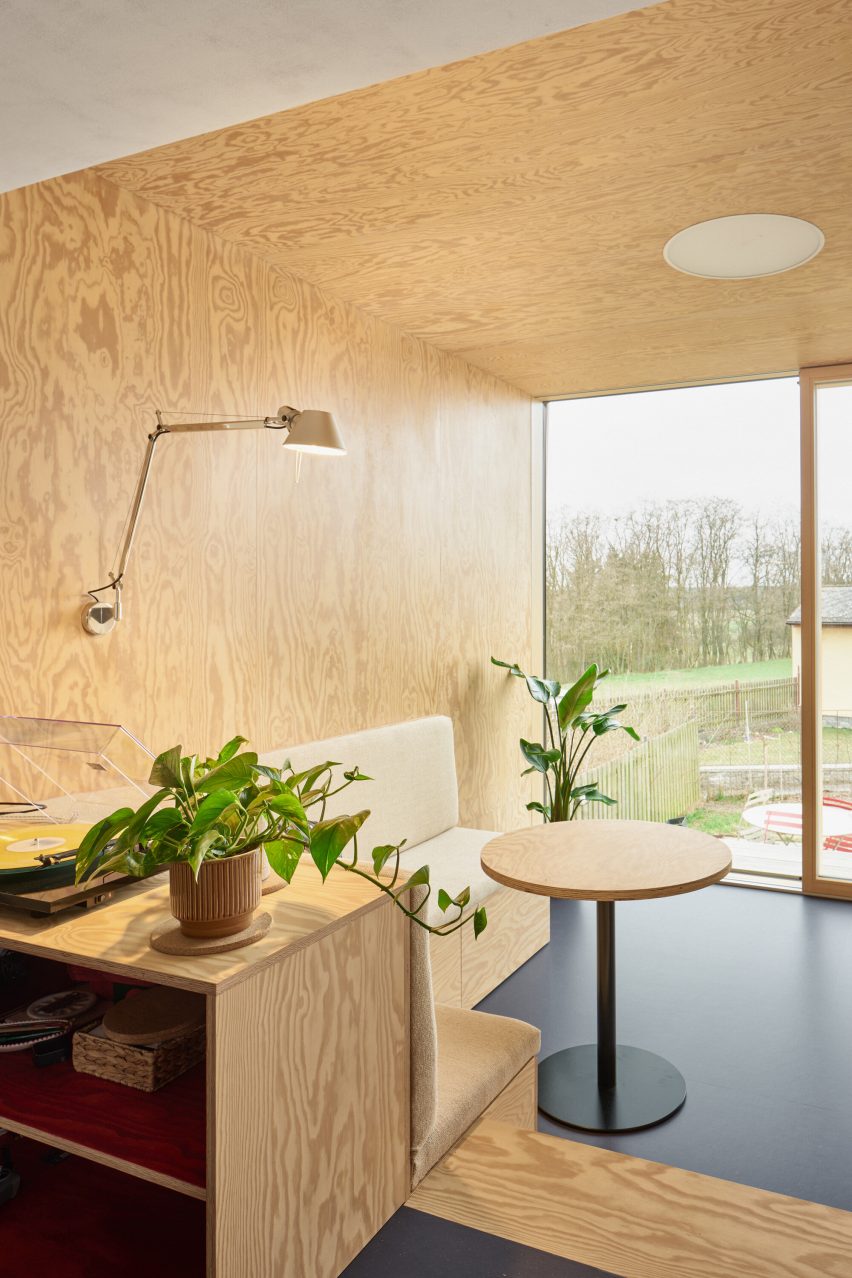House with a Red Addition by Facha Architekti