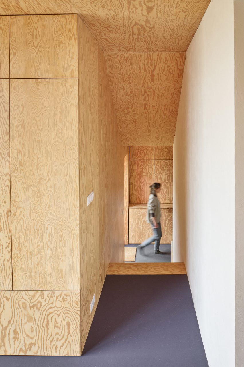 House with a Red Addition by Facha Architekti