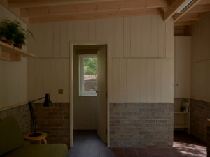 Garden studio interior