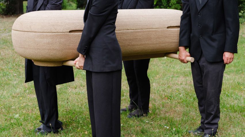 Final Form coffin by Esmee Willemsen from Find Attached exhibition