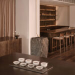 Interior of tea shop