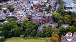 Aerial view of Coulsdon