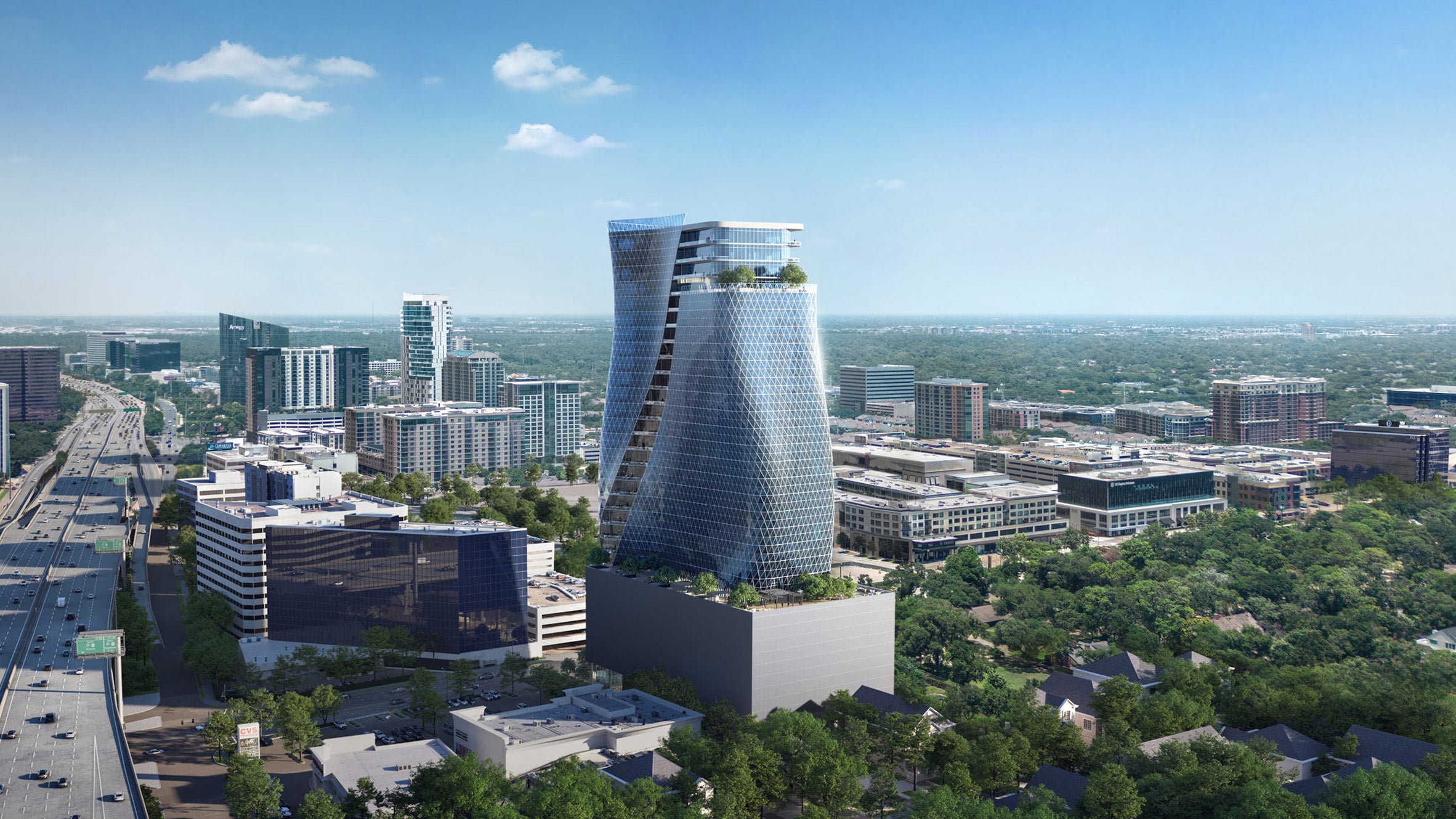 STG Design Reveals Innovative Skyscraper for Houston's Skyline