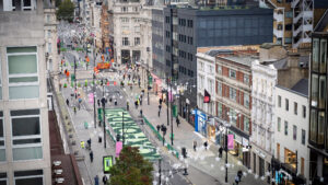 Oxford Street without traffic