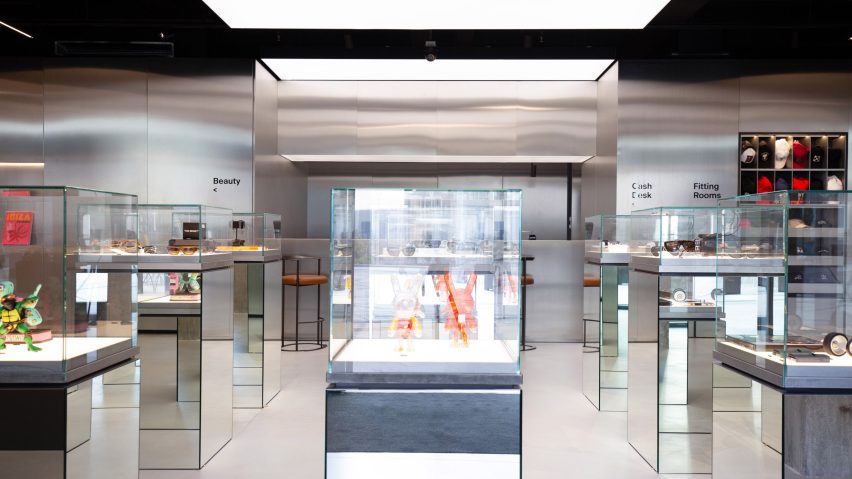 Streetwear store in steel