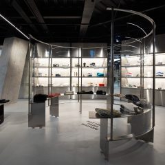 Didea creates steel-clad streetwear store inside ZHA’s Mercury Tower