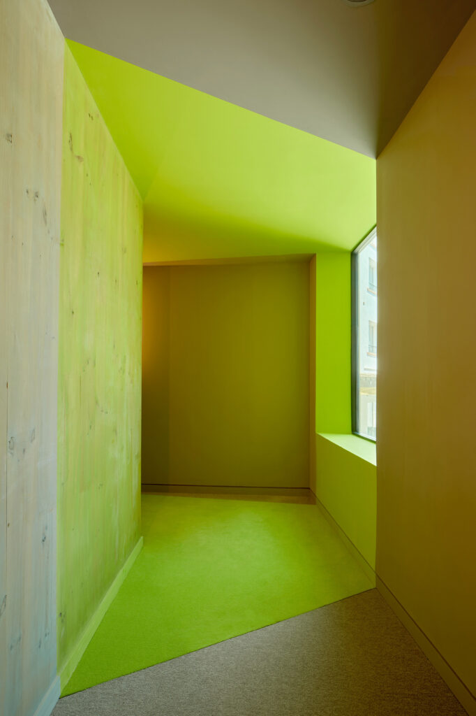 Corridor in Terreno Barrio Hotel in Palma by OHLAB