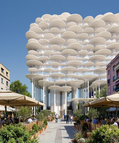 BIG's design for Tirana Fountain Tower in Albania