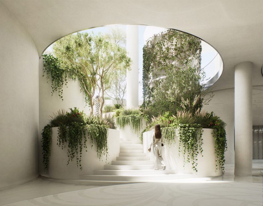 BIG's design for Tirana Fountain Tower in Albania