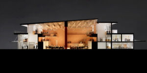 Section of the Youth Orchestra Abu Dhabi by Frank Gehry